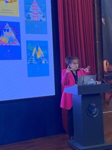 Prof Susanne Weber at IHEC during keynote speech